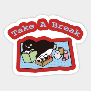 Take a beak penguin lovers Sticker